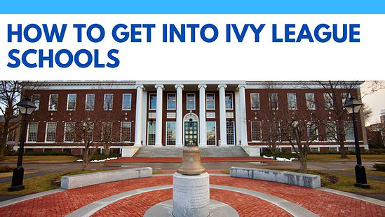 What It Really Takes to Get Into Ivy League and Other Highly