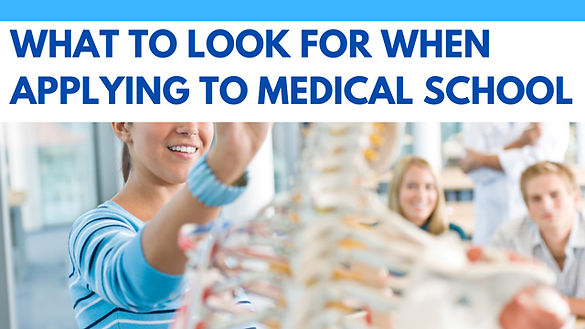 What To Look For When Applying To Medical School | Image