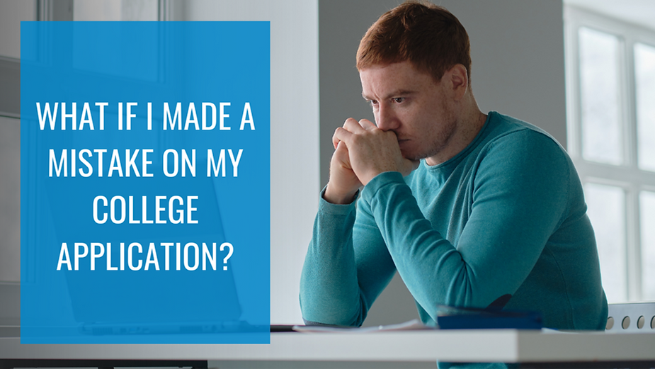 What if I made a mistake on my college application?