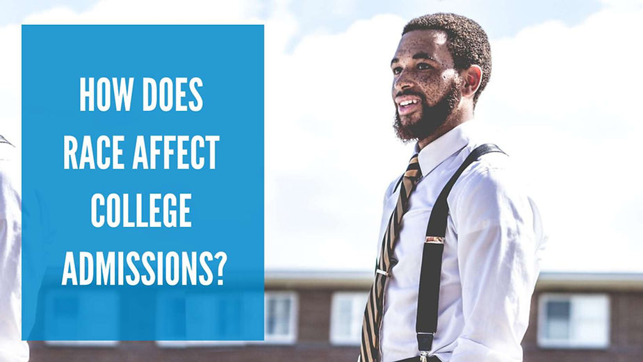 How does race affect college admissions?