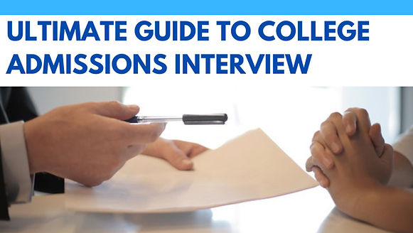 Ultimate Guide to College Admissions Interview | Image